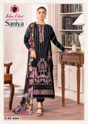 Nafisha Cotton Saniya Karachi Suits Vol 06 Pure Soft Cotton Digital Print Wholesale readymade suit catalogs