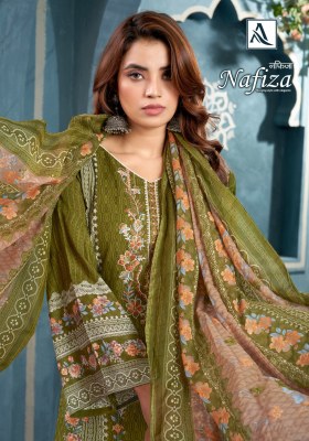 Nafiza by Alok suit pure cambric cotton pakistani suit catalogue at amaviexpo pakistani suit catalogs