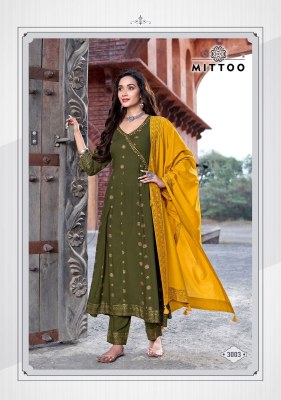 Nafiza by mitto designer anarkali reyon readymade suit catalogue at low rate readymade suit catalogs