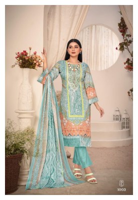 Naira vol 1 by Saanvi Trends Heavy lawn cotton printed kurti pant and dupatta catalogue at affordable rate salwar kameez catalogs