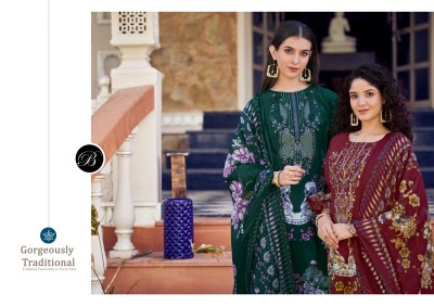Naira vol 105 by Belliza Pre Cotton Digital printed Dress material catalogue at affordable rate salwar kameez catalogs