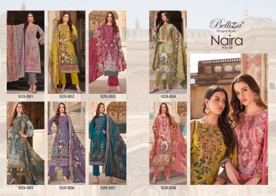 Naira vol 56 by Belliza pure cotton digital printed dress material catalogue at low rate salwar kameez catalogs