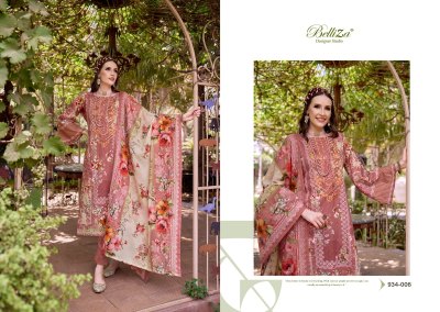 Naira vol 59 by Belliza pure cotton digital print embroidered unstitched suit catalogue at affordable rate salwar kameez catalogs