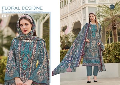 Naira vol 8 by Belliza digital printed exclusive Unstitched suit catalogue at low rate dress material catalogs