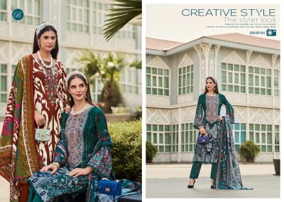 Naira vol 8 by Belliza digital printed exclusive Unstitched suit catalogue at low rate dress material catalogs