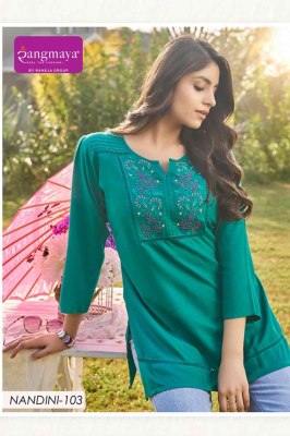 Nandini present versatile concept reyon fancy western wear catalogue at affordable rate western wear catalogs
