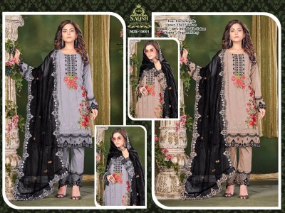 Naqsh designer studio by D NO 15001 pure georgette embroidered readymade suit catalogue readymade suit catalogs