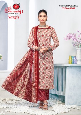Nargis vol 4 by Ganeshji Heavy indo cotton Dress material at affordable rate  salwar kameez catalogs