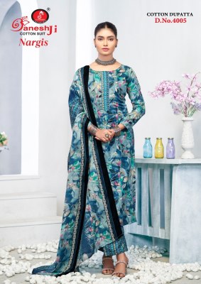 Nargis vol 4 by Ganeshji Heavy indo cotton Dress material at affordable rate  salwar kameez catalogs