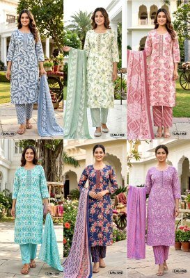Navkar Riddhi Vol. 1 Capsule Foil Print Kurta Pant Set with Cotton Dupatta kurti pant with dupatta Catalogs