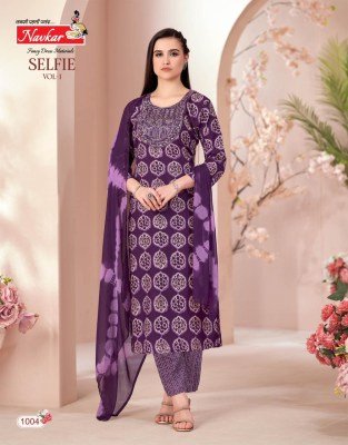 Navkar Selfie Vol 1 Readymade Capsule Foil Print Kurti Pant Set with Pocket readymade suit catalogs
