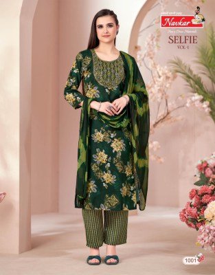 Navkar Selfie Vol 1 Readymade Capsule Foil Print Kurti Pant Set with Pocket readymade suit catalogs