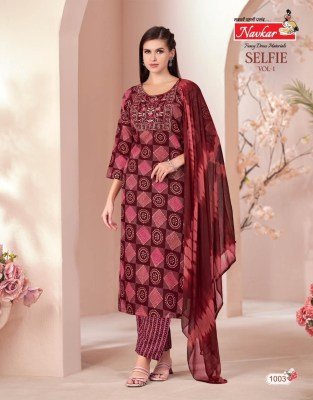 Navkar Selfie Vol 1 Readymade Capsule Foil Print Kurti Pant Set with Pocket readymade suit catalogs