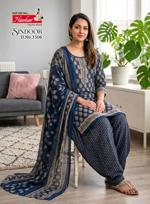 Navkar Sindoor Vol-29 Mix Cotton Readymade Patiyala Suit with Mal Mal Dupatta readymade suit catalogs