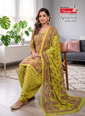 Navkar Sindoor Vol-29 Mix Cotton Readymade Patiyala Suit with Mal Mal Dupatta readymade suit catalogs