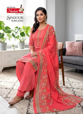 Navkar Sindoor Vol-29 Mix Cotton Readymade Patiyala Suit with Mal Mal Dupatta readymade suit catalogs