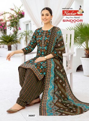 Navkar Sindoor Vol  36 Mix Cotton Patiyala Suit with Dupatta readymade suit catalogs