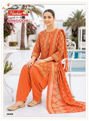 Navkar Sindoor Vol  36 Mix Cotton Patiyala Suit with Dupatta readymade suit catalogs
