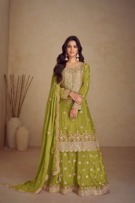 Navya by GUlkayra Designer Real Chinon free size readymade suit catalogue at affordable rate readymade suit catalogs