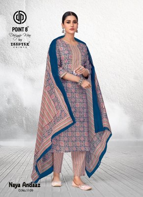 Naya Andaaz Vol 11 by Deeptex Pre Cotton Printed ready to wear suit collection readymade suit catalogs