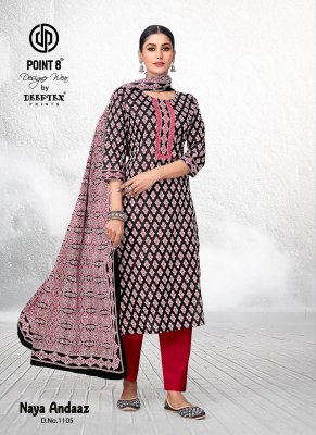 Naya Andaaz Vol 11 by Deeptex Pre Cotton Printed ready to wear suit collection readymade suit catalogs