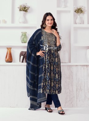 Nayra 7 by Boine heavy reyon prosium printed nyra kurti pant and dupatta catalogue at low rate  readymade suit catalogs
