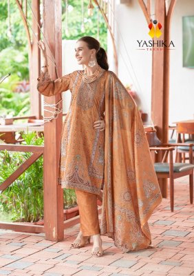 Nayra B by Yashika trends heavy cotton printed unstitched salwar suit catalogue at affordable rate salwar kameez catalogs