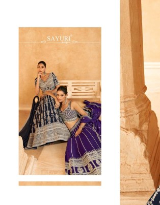 Nazakat by Sayuri Designer Premium real Georgette embroidered Lehenga choli catalogue at affordable rate lehenga choli catalogs