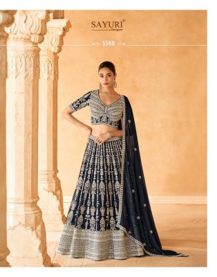 Nazakat by Sayuri Designer Premium real Georgette embroidered Lehenga choli catalogue at affordable rate lehenga choli catalogs