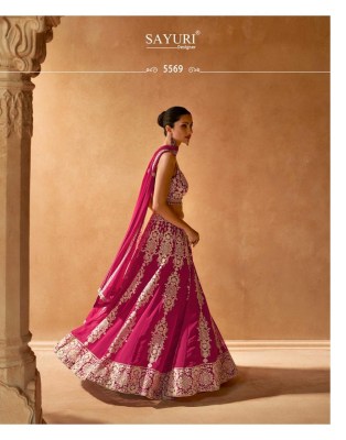 Nazakat by Sayuri Designer Premium real Georgette embroidered Lehenga choli catalogue at affordable rate lehenga choli catalogs