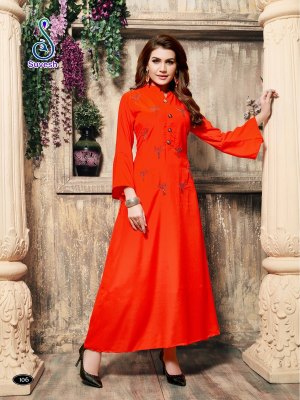 Nazam by suvesh plain maslin embroidered kurti catalogue at wholesale price kurtis catalogs