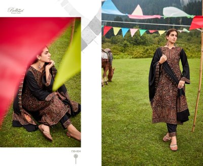 Nazma by Belliza pure pashmina jequared unstitched dress material catalogue at affordable rate salwar kameez catalogs