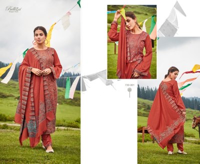 Nazma by Belliza pure pashmina jequared unstitched dress material catalogue at affordable rate salwar kameez catalogs