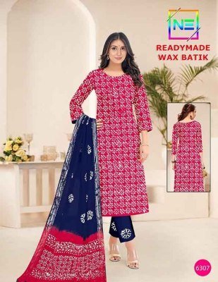 Nemi Wax Batik Vol 6 Kurti Pant With Dupatta set Wholesale Price  kurtis catalogs