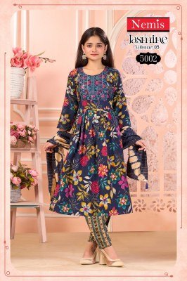 Nemis Jasmine Vol 5  Capsule Foil Print Top And Bottom with Fancy Dupatta Set Wholesale kurtis catalogs