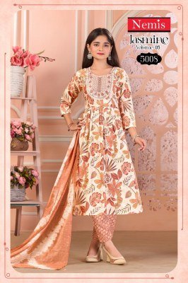 Nemis Jasmine Vol 5  Capsule Foil Print Top And Bottom with Fancy Dupatta Set Wholesale kurtis catalogs
