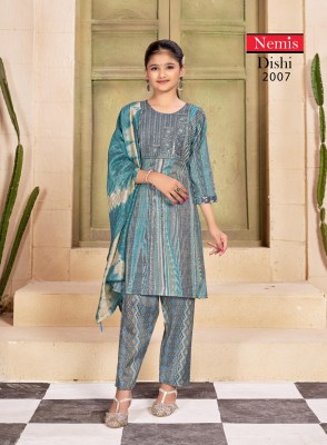Nemis by Dishi vol 2 capsule foil print with embroidered readymade suit catalogue at low rate readymade suit catalogs