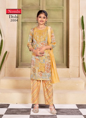 Nemis by Dishi vol 2 capsule foil print with embroidered readymade suit catalogue at low rate readymade suit catalogs