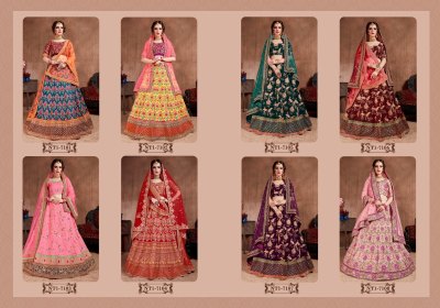 Neo traditional vol 1 by Zeel clothing exclusive embroidered lehenga choli catalogue at low rate lehenga choli catalogs