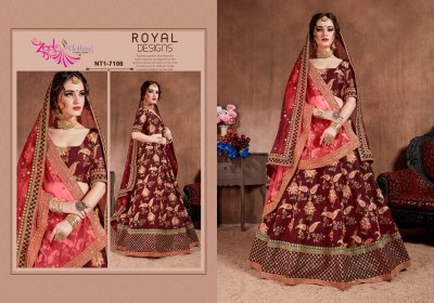 Neo traditional vol 1 by Zeel clothing exclusive embroidered lehenga choli catalogue at low rate lehenga choli catalogs