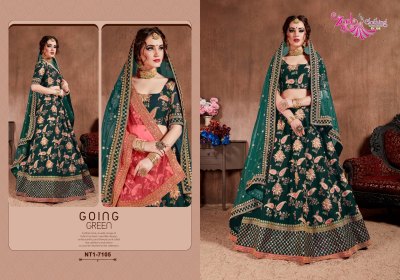 Neo traditional vol 1 by Zeel clothing exclusive embroidered lehenga choli catalogue at low rate lehenga choli catalogs