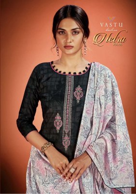 Netra Vol 5 by Vastu Fancy pure cotton printed embroidered readymade suit catalogue Amavi
