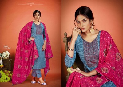 Netra Vol 5 by Vastu Fancy pure cotton printed embroidered readymade suit catalogue readymade suit catalogs