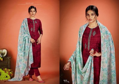 Netra Vol 5 by Vastu Fancy pure cotton printed embroidered readymade suit catalogue readymade suit catalogs