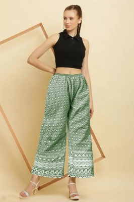New Arrival Lunch Lucknowi Chicken Embroidered Lower Palazzos catalogue  bottom wear catalogs