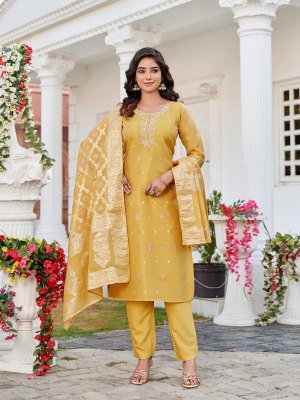 New Collection 3 Pic Set Aanchi  Namasvi  Kruti Pant And Dupatta  kurti pant with dupatta Catalogs