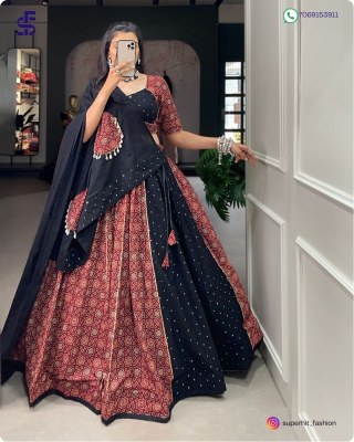 New Gorgeous Mirror Work Collection Lehenga Choli 2025 Pure Cotton Fabric Wholesale  Single