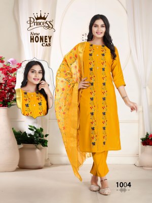 New Honey Cas by Princess Creation Heavy Roman silk Cotton digital Printed Readymade suit catalogue at low price readymade suit catalogs