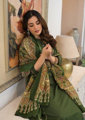 New Premium Cotton 60x60 Embroidered 3-Piece Suit Set Size wise Combo Set