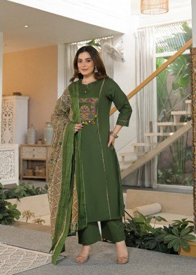 New Premium Cotton 60x60 Embroidered 3-Piece Suit Set Size wise Combo Set